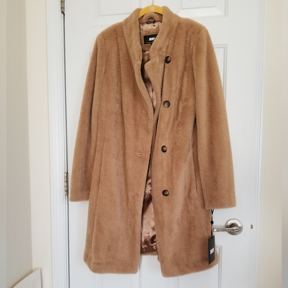 DKNY Wool Coat NEW - Picture 7 of 10